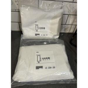 IKEA Lill Sheer 2 Panels 98 " X 110 " Curtain White New Unopened‎ 2 Packages (4)